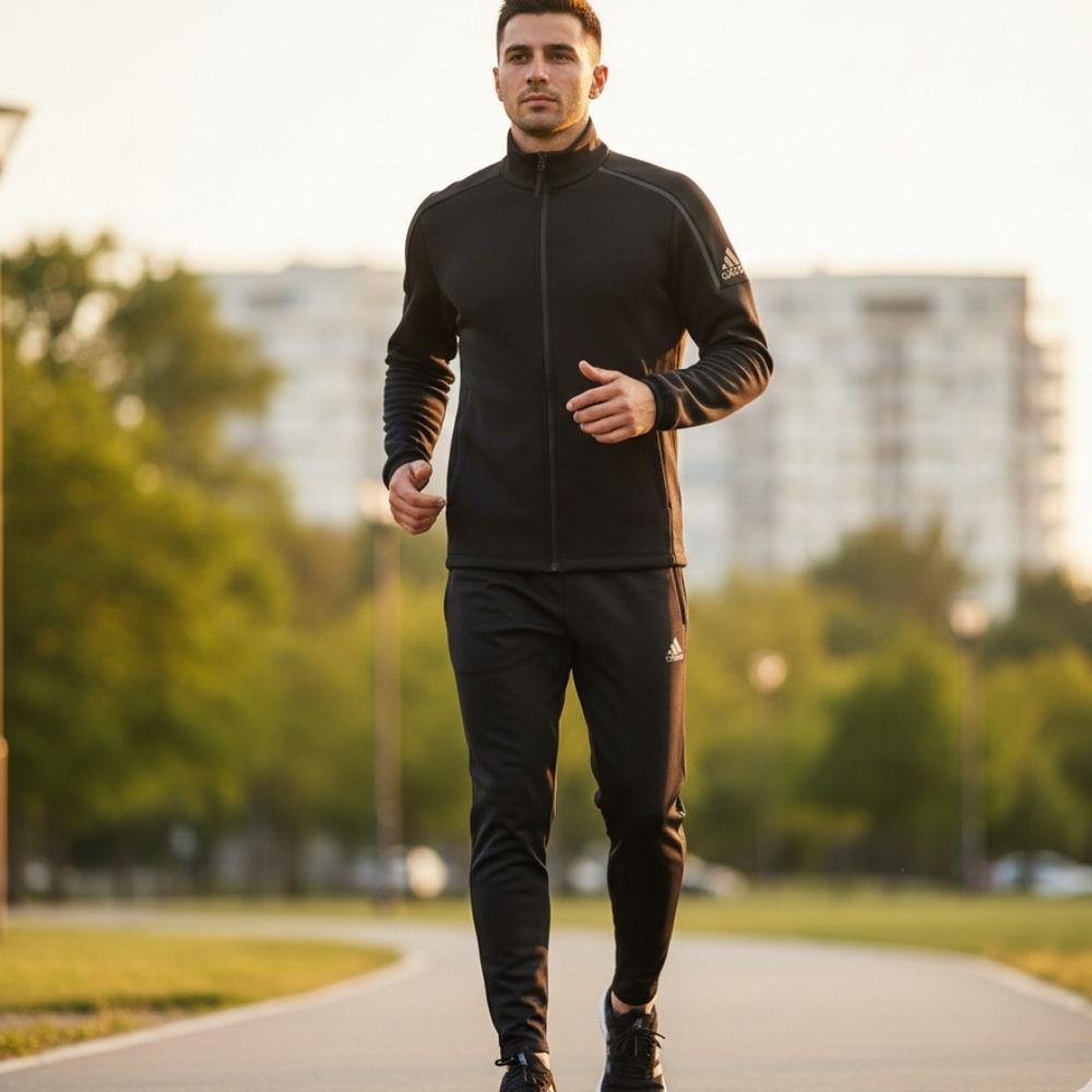 Adidas Z.N.E Fast Release Zip Up Hoodie CLIMALITE Black Size M